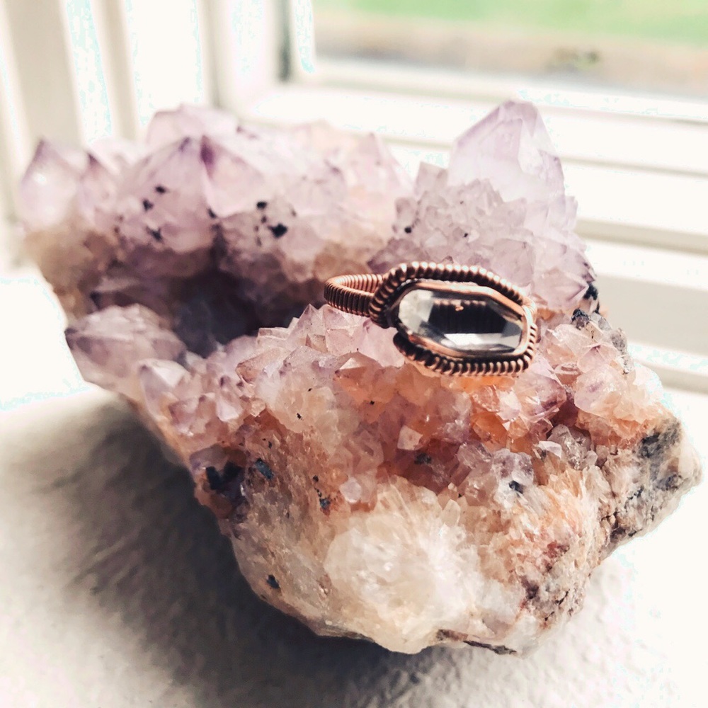Wire wrapped ring